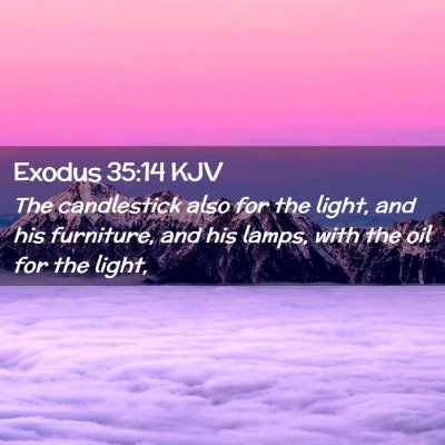 Exodus 35:14 KJV Free Bible Images