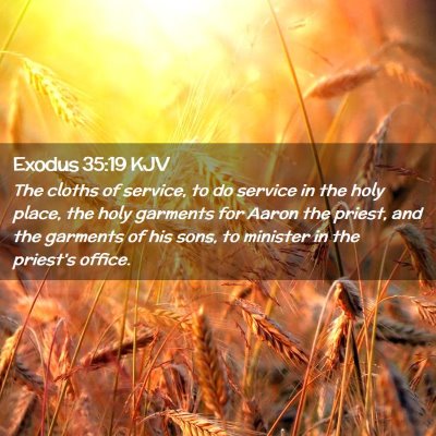 Exodus 35:19 KJV Free Bible Images