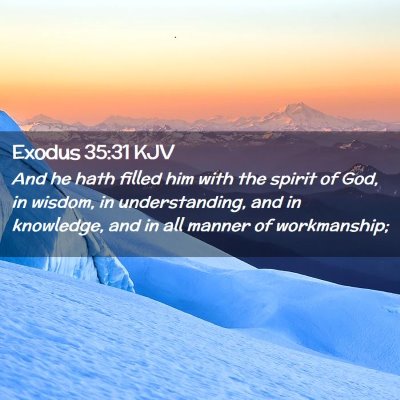 Exodus 35:31 KJV Free Bible Images