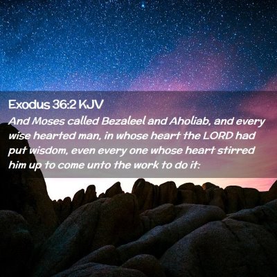 Exodus 36:2 KJV Free Bible Images