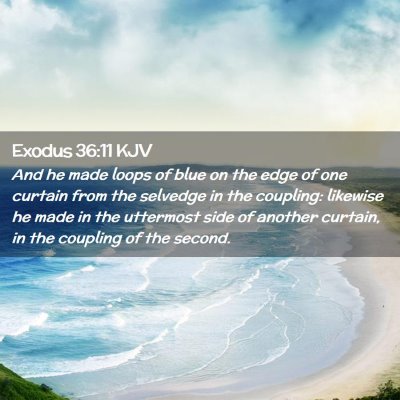 Exodus 36:11 KJV Free Bible Images