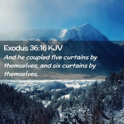 Exodus 36:16 KJV Free Bible Images