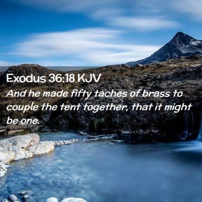 Exodus 36:18 KJV Free Bible Images