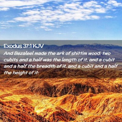 Exodus 37:1 KJV Free Bible Images