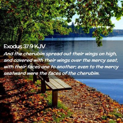 Exodus 37:9 KJV Free Bible Images