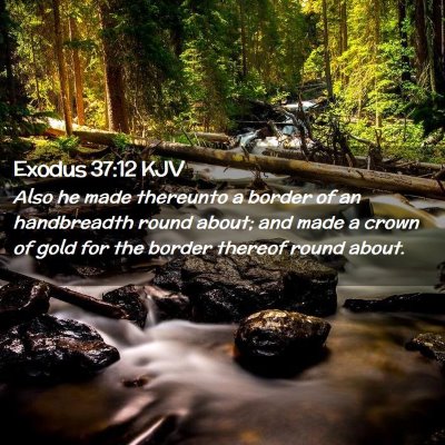 Exodus 37:12 KJV Free Bible Images