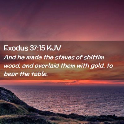 Exodus 37:15 KJV Free Bible Images