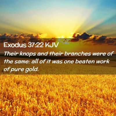 Exodus 37:22 KJV Free Bible Images