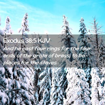 Exodus 38:5 KJV Free Bible Images