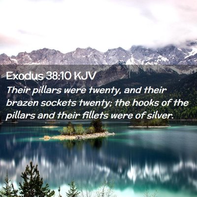 Exodus 38:10 KJV Free Bible Images