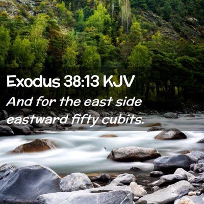 Exodus 38:13 KJV Free Bible Images