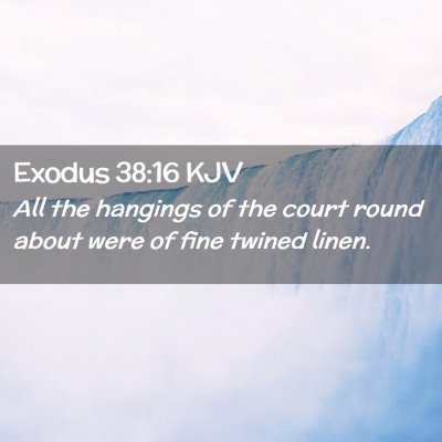 Exodus 38:16 KJV Free Bible Images