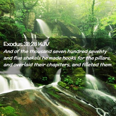 Exodus 38:28 KJV Free Bible Images