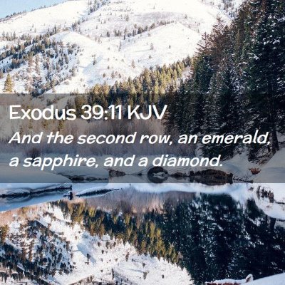 Exodus 39:11 KJV Free Bible Images