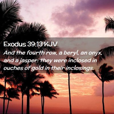 Exodus 39:13 KJV Free Bible Images