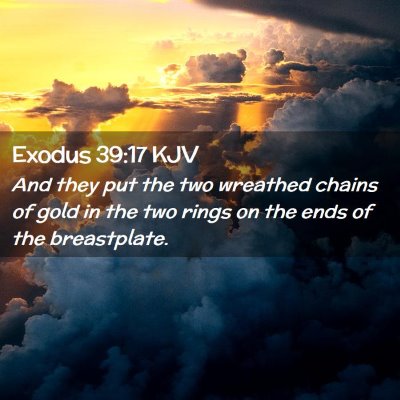 Exodus 39:17 KJV Free Bible Images