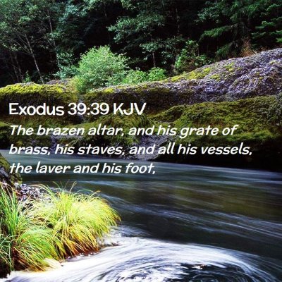 Exodus 39:39 KJV Free Bible Images