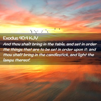 Exodus 40:4 KJV Free Bible Images