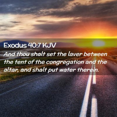 Exodus 40:7 KJV Free Bible Images