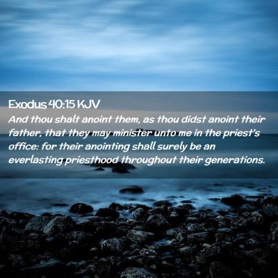 Exodus 40:15 KJV Free Bible Images