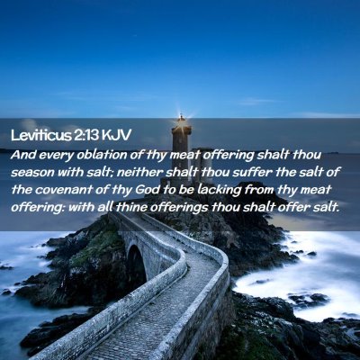 Leviticus 2:13 KJV Free Bible Images