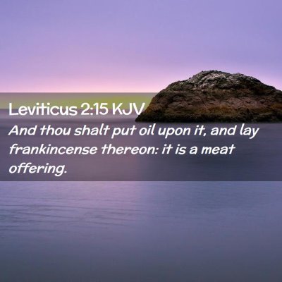 Leviticus 2:15 KJV Free Bible Images