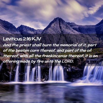 Leviticus 2:16 KJV Free Bible Images