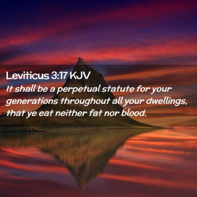 Leviticus 3:17 KJV Free Bible Images