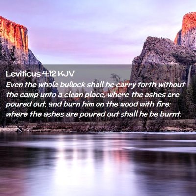 Leviticus 4:12 KJV Free Bible Images