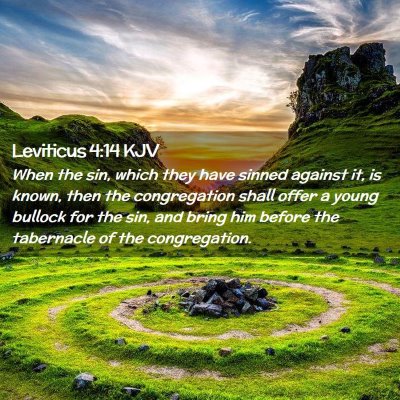 Leviticus 4:14 KJV Free Bible Images