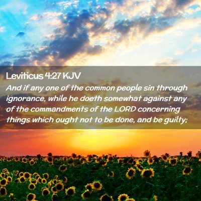 Leviticus 4:27 KJV Free Bible Images