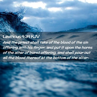 Leviticus 4:34 KJV Free Bible Images