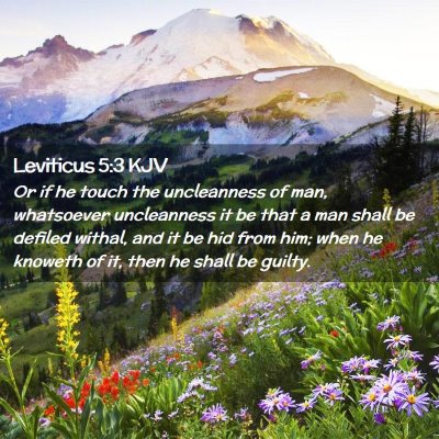 Leviticus 5:3 KJV Free Bible Images