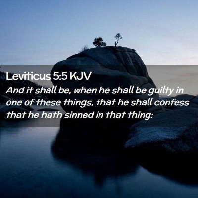 Leviticus 5:5 KJV Free Bible Images