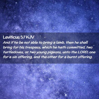 Leviticus 5:7 KJV Free Bible Images