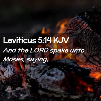 Leviticus 5:14 KJV Free Bible Images