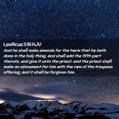 Leviticus 5:16 KJV Free Bible Images