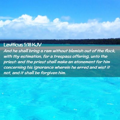 Leviticus 5:18 KJV Free Bible Images