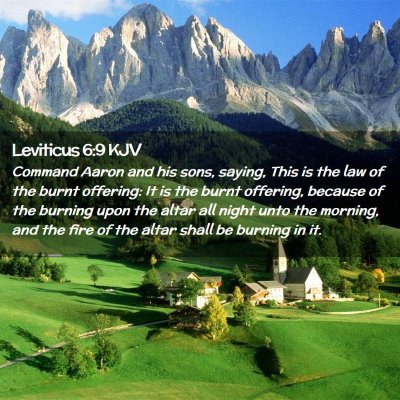 Leviticus 6:9 KJV Free Bible Images