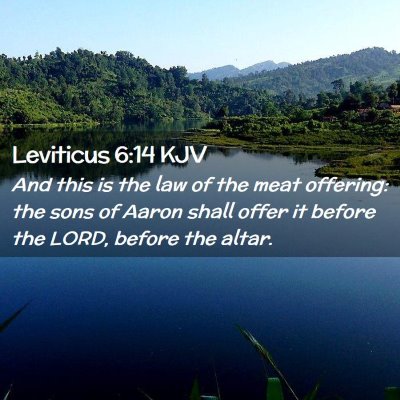 Leviticus 6:14 KJV Free Bible Images