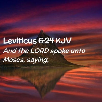 Leviticus 6:24 KJV Free Bible Images