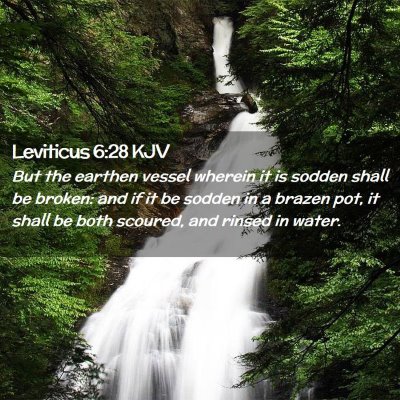 Leviticus 6:28 KJV Free Bible Images