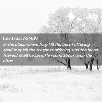 Leviticus 7:2 KJV Free Bible Images