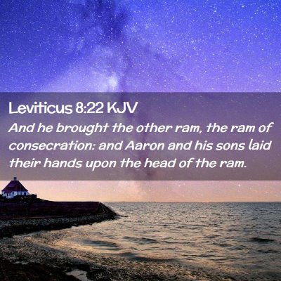 Leviticus 8:22 KJV Free Bible Images