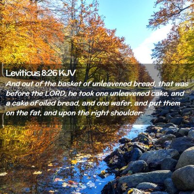 Leviticus 8:26 KJV Free Bible Images