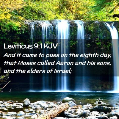 Leviticus 9:1 KJV Free Bible Images