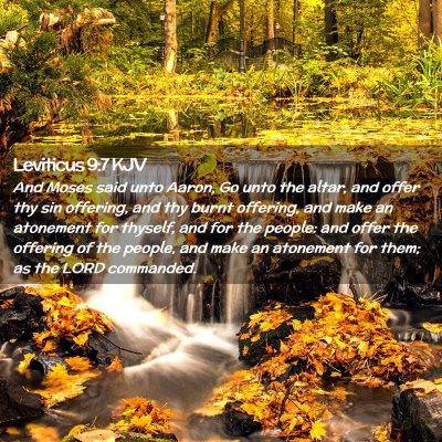 Leviticus 9:7 KJV Free Bible Images