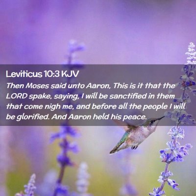 Leviticus 10:3 KJV Free Bible Images