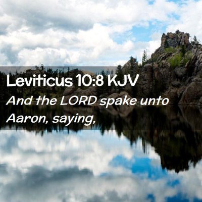 Leviticus 10:8 KJV Free Bible Images