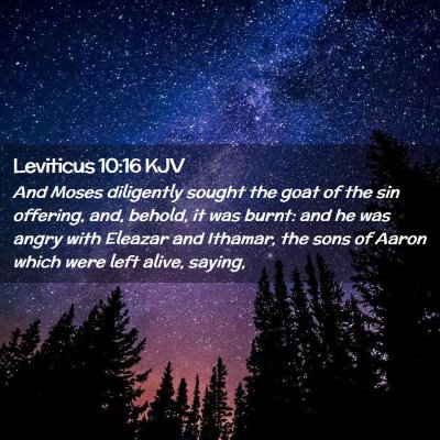 Leviticus 10:16 KJV Free Bible Images